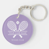 De naam van je country club tennisteam wisselt van sleutelhanger (Achterkant)