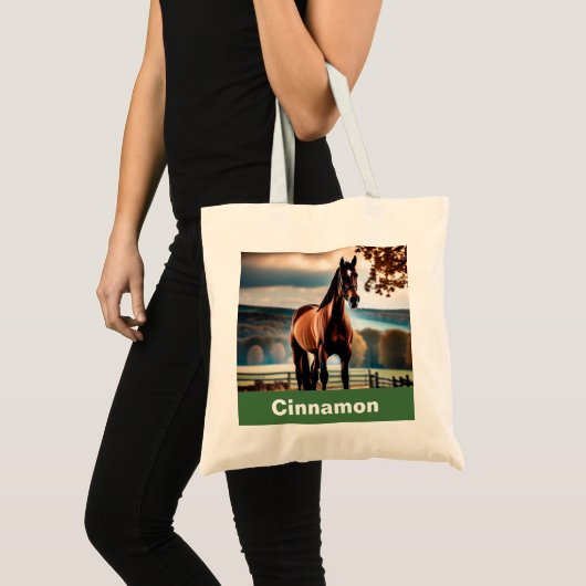 De naam van je paard tote bag (Voorkant (product))