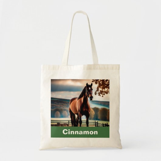 De naam van je paard tote bag (Voorkant)