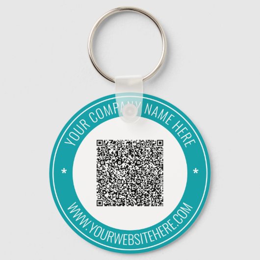 De naam van je QR-code Website Sleutelhanger Promo (Voorkant)