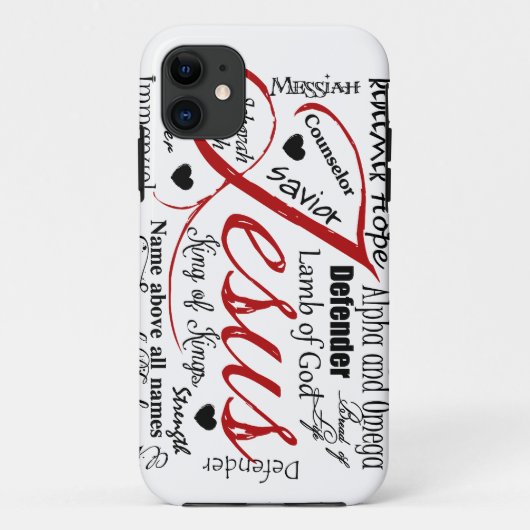 De naam van Jezus Case-Mate iPhone Case (Achterkant)