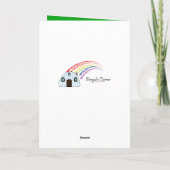 De Naam van Kerstmis van de leraar Feestdagen Kaart (Achterkant)