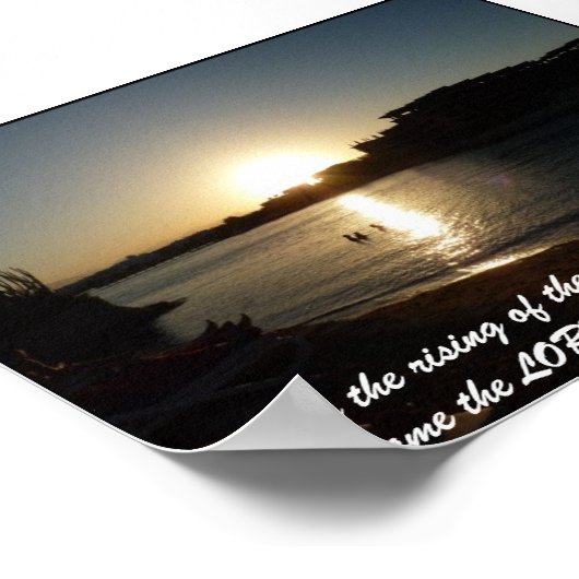 De naam van LORD moet worden geprezen.... Poster (Hoek)