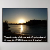 De naam van LORD moet worden geprezen.... Poster (Voorkant)