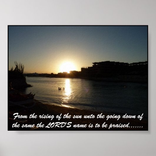 De naam van LORD moet worden geprezen.... Poster (Voorkant)