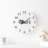 De Naam van Maine met Staat Gevormde Brief Grote Klok (Huis)