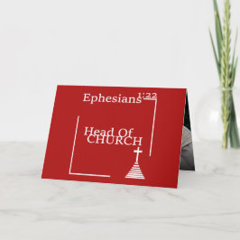 De naam van ons God Jezus Christus Foto Wenskaart Kaart