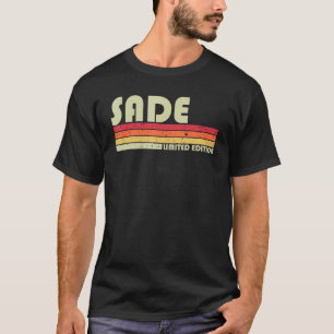 De Naam van SADE Persoonlijke Retro  80s 90s Geboo T-shirt