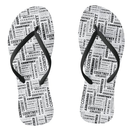 De naam van uw (gemiddelde lengte) is er allemaal teenslippers (Voetbed)