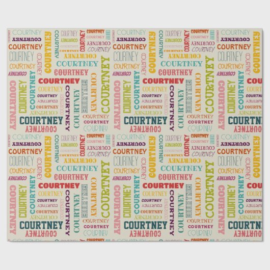 De naam van uw (gemiddelde lengte) is hier alles o cadeaupapier (Vlak)