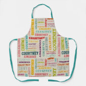 De naam van uw (gemiddelde lengte) is hier alles o schort (Voorkant)