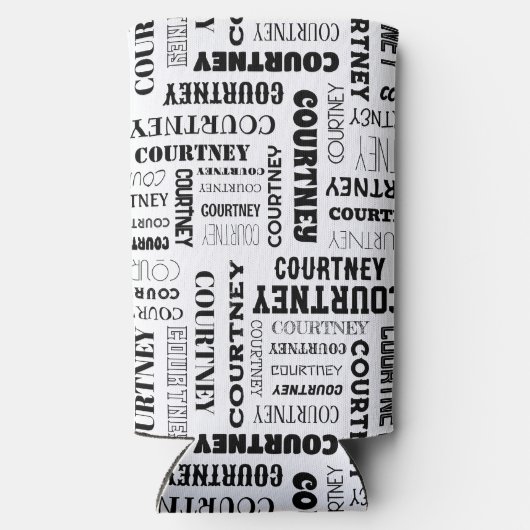 De naam van uw (gemiddelde lengte) is hier alles o seltzer blikjeskoeler (Achterkant)