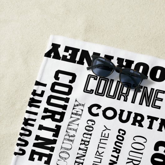 De naam van uw (gemiddelde lengte) is hier alles o strandlaken (In situ)