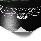 De naam Zoey - naam in lichten (foto) Foto Afdruk (Hoek)