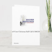 De Naamafroeping van Kerstmis van het Rode Kruis Feestdagen Kaart (Achterkant)