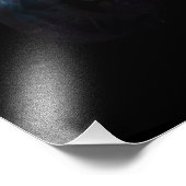 De naambalk in 3D-lichten Foto Afdruk (Hoek)