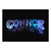 De naambalk in 3D-lichten Foto Afdruk (Voorkant)