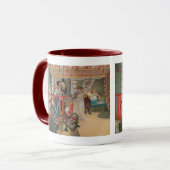 De naamdag van Carl Larsson Mok (Voorkant links)