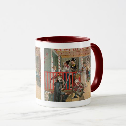 De naamdag van Carl Larsson Mok (Voorkant rechts)