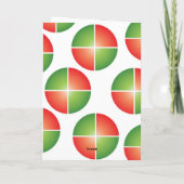 De naar maat gemaakte Gelukkige kaart van de (Achterkant)