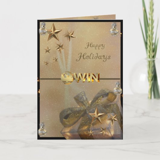 De naar maat gemaakte Kaart van de Vakantie van (Voorkant)