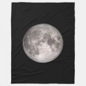 De naaste kant van de maan (landschap) fleece deken (Voorkant)