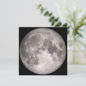 De naaste kant van de maan (landschap) kaart (Staand voorkant)