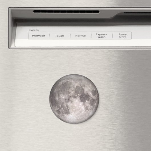 De naaste kant van de maan (landschap) magneet (Insitu (Vaatwasser))