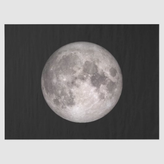 De naaste kant van de maan (landschap) tissuepapier (Voorkant)