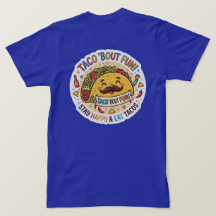 De "Nacho Average Taco" Grappige Grafische T-shirt
