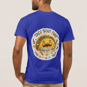 De "Nacho Average Taco" Grappige Grafische T-shirt (Achterkant)