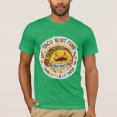 De "Nacho Average Taco" Grappige Grafische T-shirt (Voorkant)