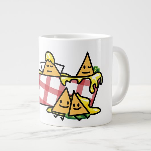 De Nachos Gesmolten spaanders van de tortilla van Grote Koffiekop (Voorkant rechts)