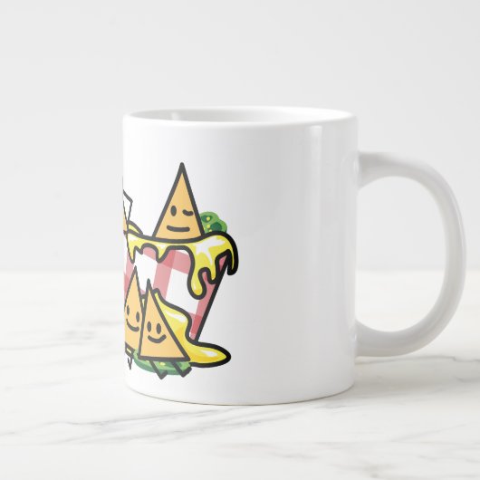 De Nachos Gesmolten spaanders van de tortilla van Grote Koffiekop (Rechts)