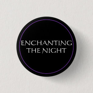 De nacht betoveren ronde button 3,2 cm