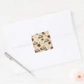 De Nacht Die Alles Veranderde Vierkante Sticker (Envelop)