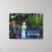 De nacht door Aksel Johannessen Canvas Afdruk (Voorkant)