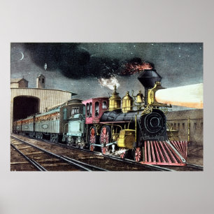 De nacht drukt uit: het begin poster