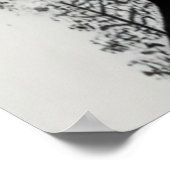 De nacht en de bomen | AI Art Poster (Hoek)