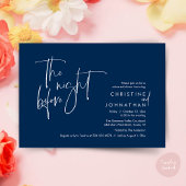 De nacht ervoor, de huwelijksrepetitie kaart