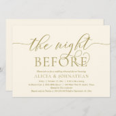 De nacht ervoor, de moderne repetitie van de bruil kaart (Voorkant / Achterkant)
