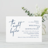 De nacht ervoor, de moderne repetitie van de bruil kaart (Staand voorkant)