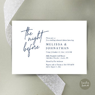 De nacht ervoor, de moderne repetitie van de bruil kaart