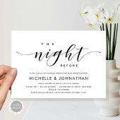 De nacht ervoor, de moderne repetitie van de bruil kaart