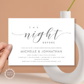 De nacht ervoor, de moderne repetitie van de bruil kaart