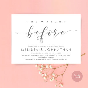 De nacht ervoor, de moderne repetitie van de bruil kaart