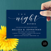 De nacht ervoor, de moderne repetitie van de bruil kaart