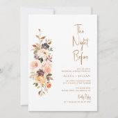 de nacht ervoor , het diner van de herfst floral r kaart (Voorkant)