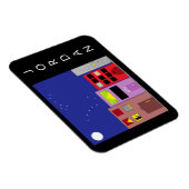 De nacht in de stad: magneet (Rechterzijde)