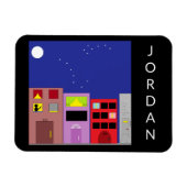 De nacht in de stad: magneet (Horizontaal)